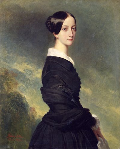 Portrait of Francisca Caroline de Braganca, 1844 by Franz Xaver Winterhalter